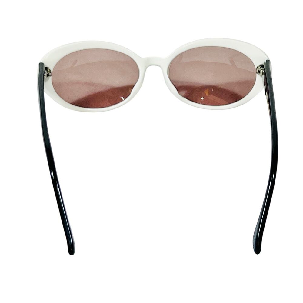 Black Flys Butter Fly Sunglasses Black White Frame Pink Lens USA New Vintage - Picture 5 of 12
